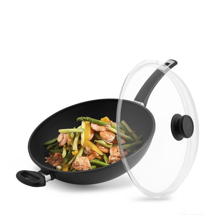 Aluminum Nonstick Wok - Rust-Free - 12.5-Inch