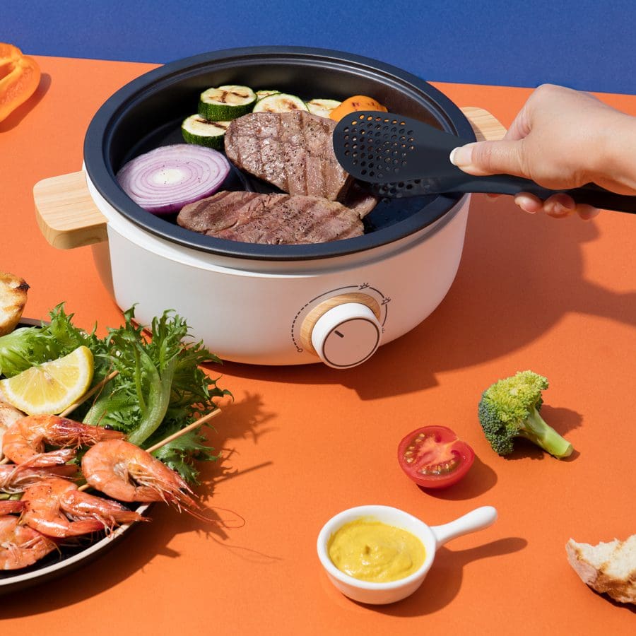 Get Aroma Auto Lifting Electric Hot Pot and Multi-function Cooker