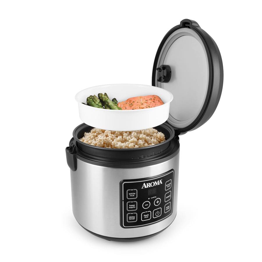 Aroma ARC-1120SBL 20-Cup Smart Carb Rice Cooker