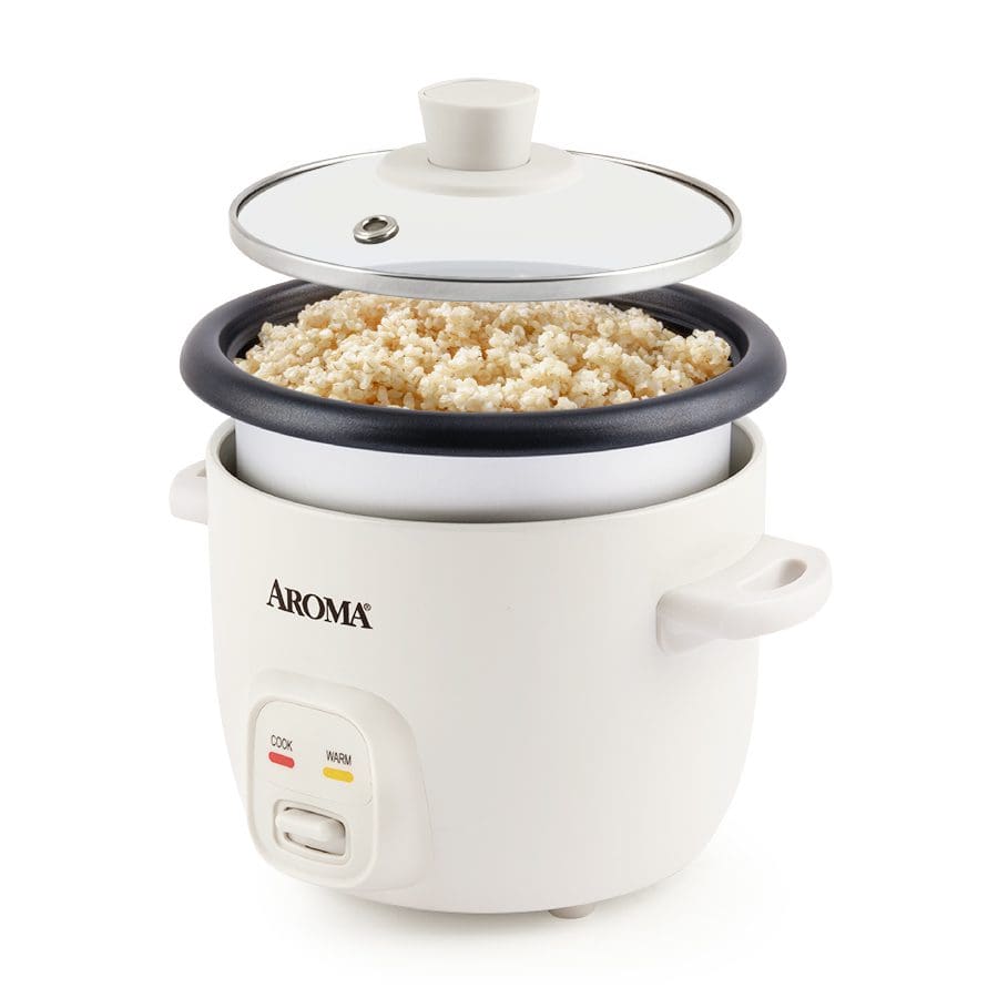 Mini Rice Cooker Small 4-Cup (cooked), Travel Rice Maker, 6-in-1