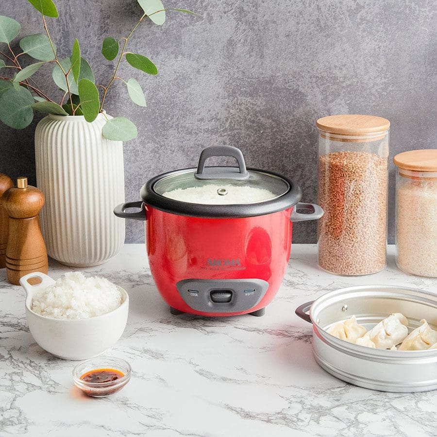 Rice & Grain Cooker/Steamer - Color & Size Options