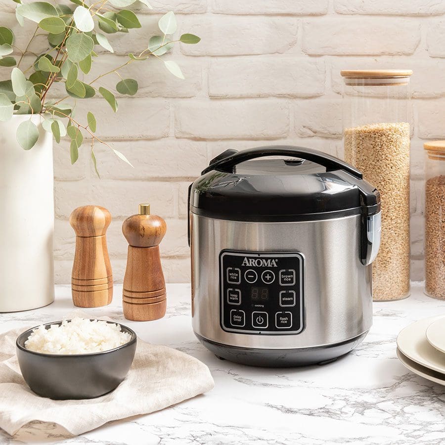 Small rice cooker with steamer non-stick coating removable rice