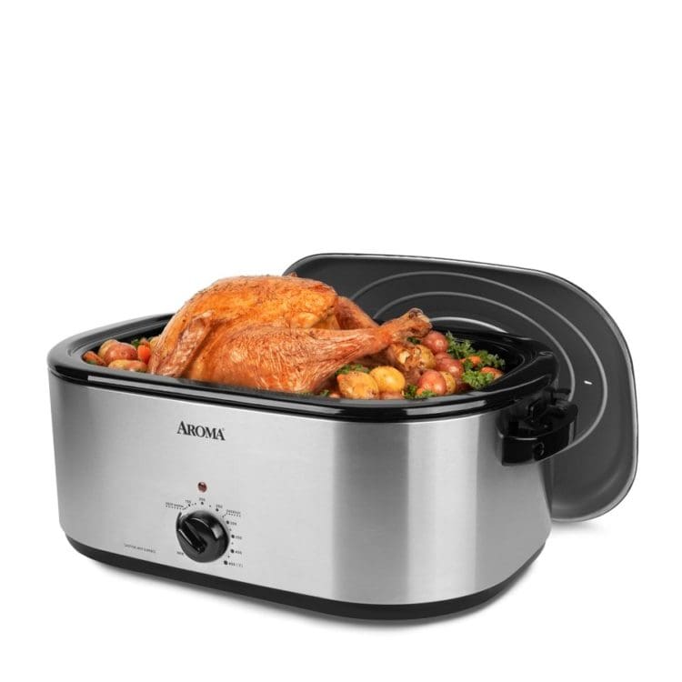 Roaster Oven Fits Holiday Turkey 22Quart AROMA Housewares