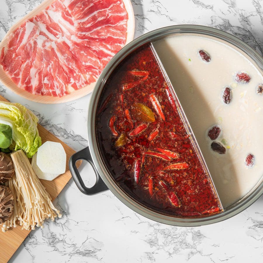 Electric Hot Pot Shabu Shabu - 5Qt. Stainless Steel by Aroma