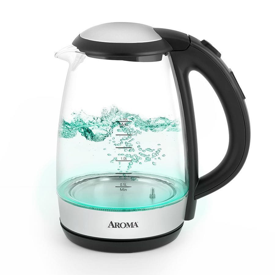 Aroma AWK-267SB 1 Litre Stainless Steel Electric Kettle