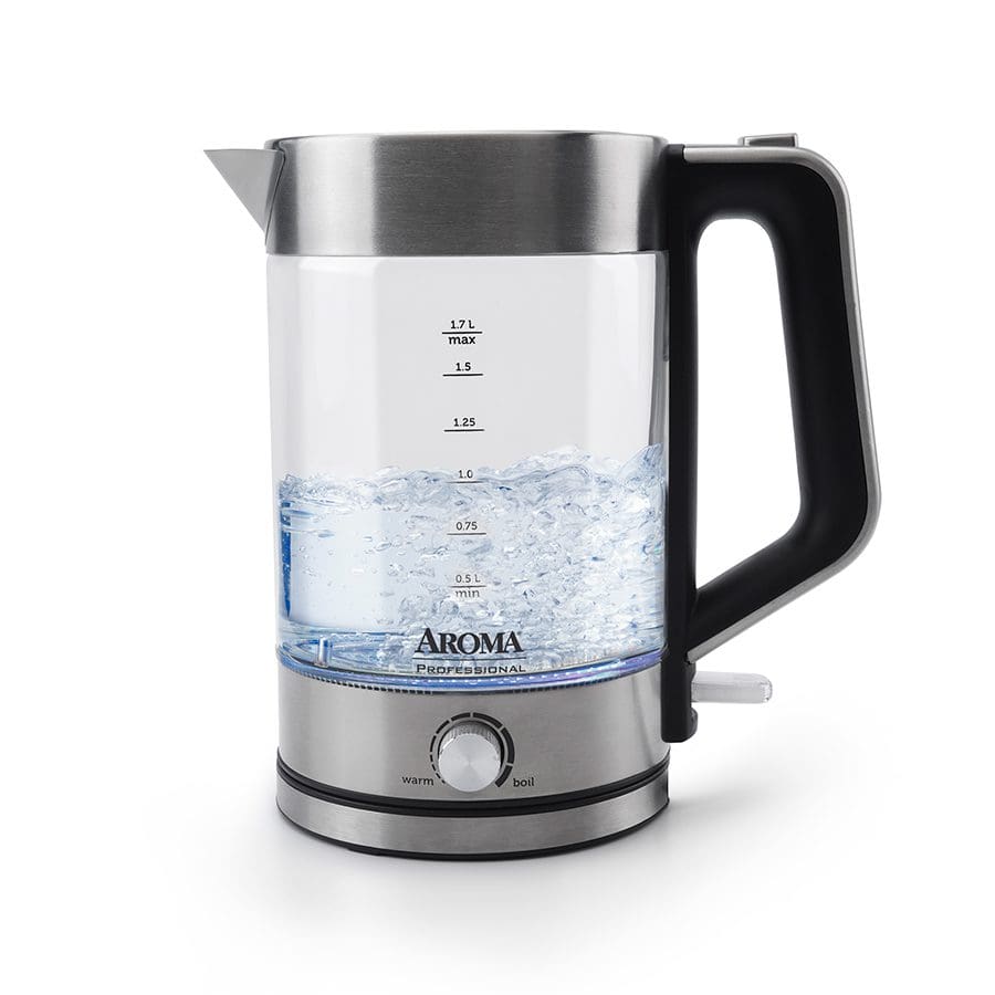 Aroma Housewares Professional AWK-210SB Electric Water Kettle, 1.0