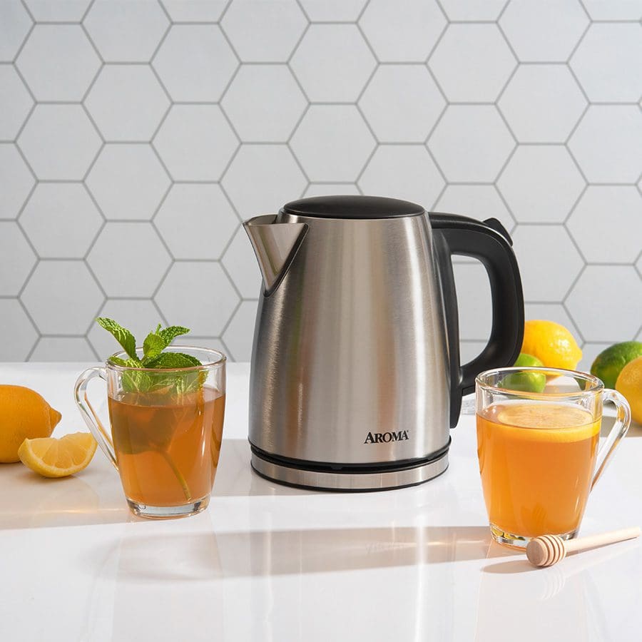 Electric Kettle - Glass- One-Touch Boil - 1L