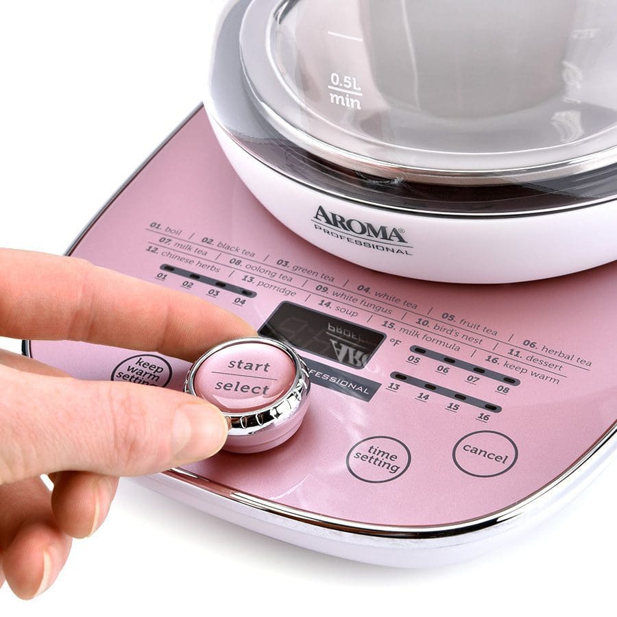 Aroma Professional 1.7 Liter (7-Cup) Digital Electric Water KettleAWK-299SD  (AWK-299SD) - AWK-299SD Instruction