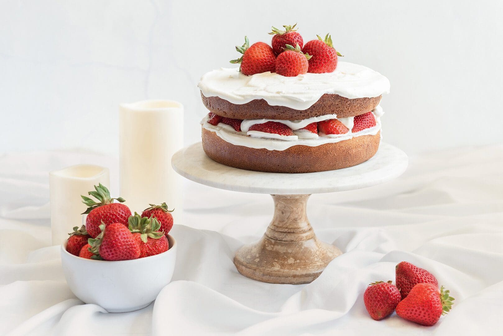 Instant Pot Strawberry Cake • Simple Sumptuous Cooking