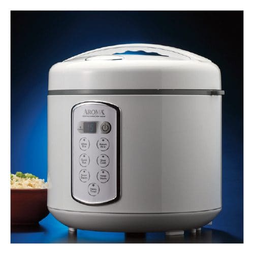 Aroma Forté Series 20-Cup Rice Cooker, Food Steamer & Slow Cooker  (ARC-2000ASB) 