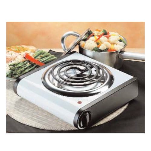 Aroma AHP-303 Single-Burner Portable Electric Range Hot Plate, Black