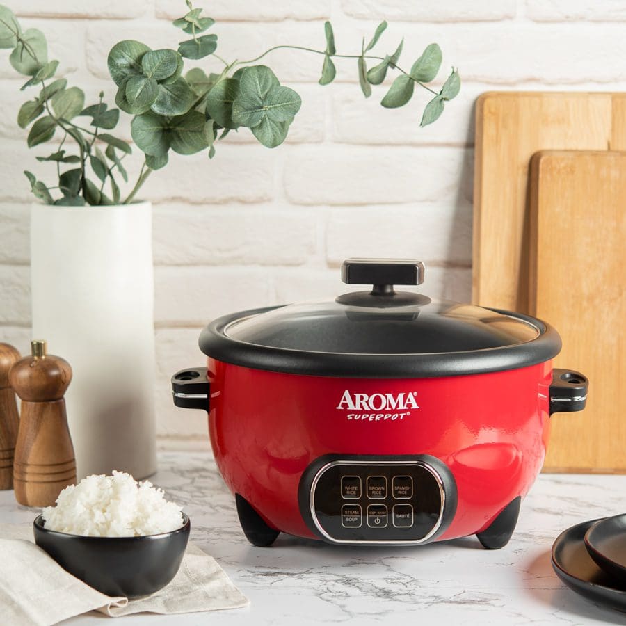 Aroma 20 Cup Digital Multicooker & Rice Cooker - Stainless Steel