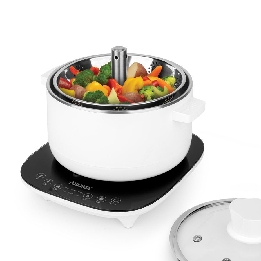 Get Aroma Auto Lifting Electric Hot Pot and Multi-function Cooker Delivered