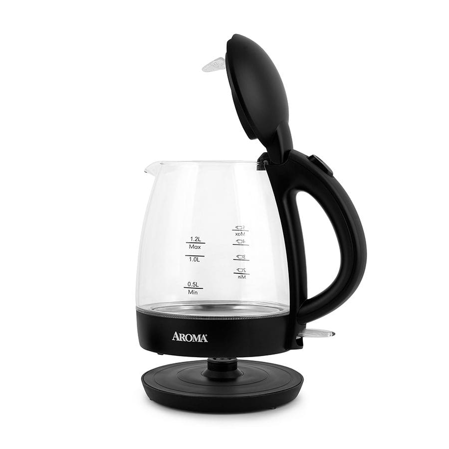 Electric Kettle - Glass- One-Touch Boil - 1L