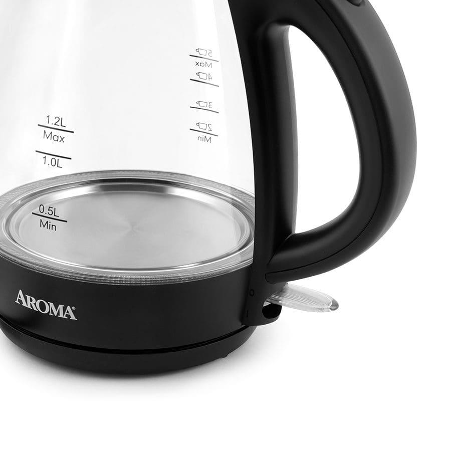 AROMA AWK-116SB Stainless-Steel 2-Liter Electric Water Kettle 