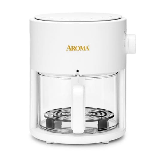 Aroma® Glass Air Fryer Crisp Cooking in Elegant Glass Design