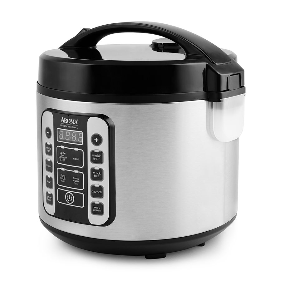 Instant Zest Rice and Grain Cooker 8 Cup Capacity Ding On Front